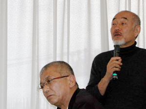 感想を述べる本橋氏と金子氏