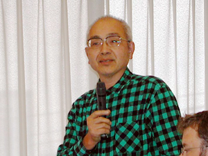 感想を述べる池上正治氏